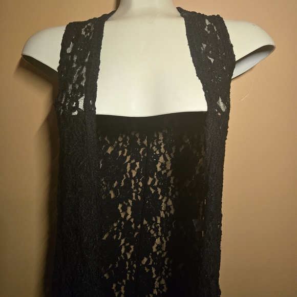 LuLaRoe long lace open cardigan, XS - Picture 2 of 7